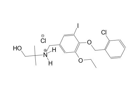 N-{4-[(2-chlorobenzyl)oxy]-3-ethoxy-5-iodobenzyl}-1-hydroxy-2-methyl-2-propanaminium chloride