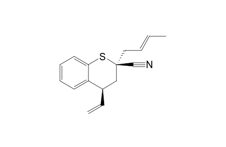 cis-2-[(E)-2-Butenyl]-4-vinyl-3,4-dihydro-2H-benzo[b]thiine-2-carbonitrile