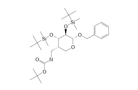 BENZYL-4-C-[(TERT.-BUTOXYCARBONYL)-AMINO]-METHYL-2,3-DI-O-(TERT.-BUTYLDIMETHYLSILYL)-4-DEOXY-ALPHA-D-ARABINOPYRANOSIDE