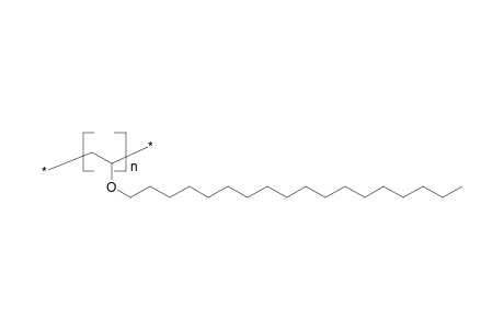 Poly(vinyl stearyl ether), poly[1-(n-octadecyloxy)ethylene]