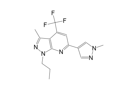 1H-pyrazolo[3,4-b]pyridine, 3-methyl-6-(1-methyl-1H-pyrazol-4-yl)-1-propyl-4-(trifluoromethyl)-