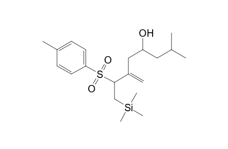 2-Methyl-6-methylene-7-(4-methylphenyl)sulfonyl-8-trimethylsilyl-4-octanol