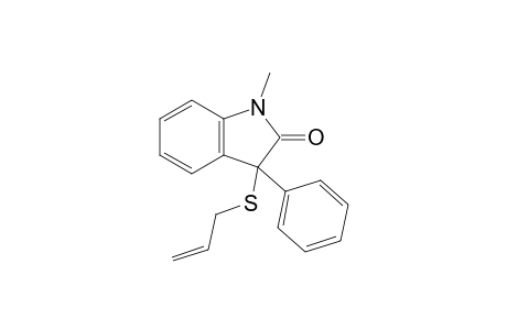 3-(Allylthio)-1-methyl-3-phenylindolin-2-one