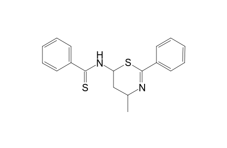 4-Methyl-6-(N-thiobenzoyl)-2-phenyl-5,6-dihydro-4H-1,3-thiazine