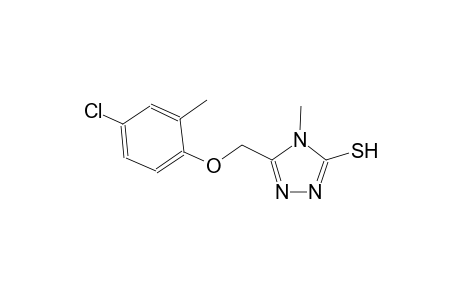 5-[(4-chloro-2-methylphenoxy)methyl]-4-methyl-4H-1,2,4-triazol-3-yl hydrosulfide