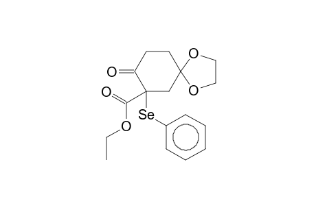 1,4-Dioxaspiro[4.5]decan-8-one, 7-ethoxycarbonyl-7-(phenylsesenyl)-