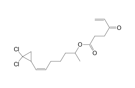 9,9-Dichloro-8,9-methanonon-6-en-2-yl 4-Oxohex-5-enoate