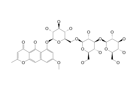 RUBROFUSARIN-6-O-BETA-GENTIOBIOSYL-3-O-GLUCOPYRANOSIDE