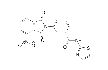 benzamide, 3-(1,3-dihydro-4-nitro-1,3-dioxo-2H-isoindol-2-yl)-N-(2-thiazolyl)-