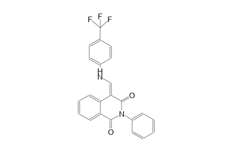 1,3(2H,4H)-isoquinolinedione, 2-phenyl-4-[[[4-(trifluoromethyl)phenyl]amino]methylene]-, (4E)-