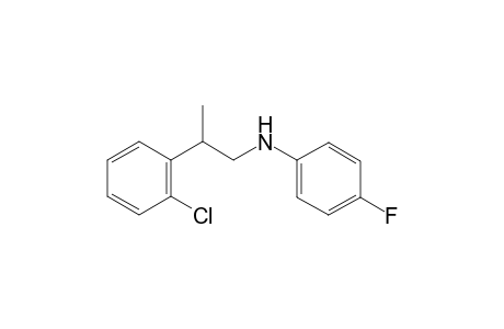 N-(2-(2-Chlorophenyl)propyl)-4-fluoroaniline