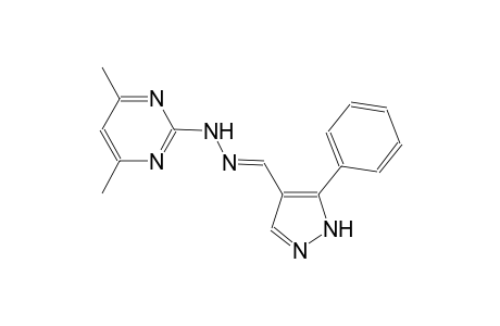 5-phenyl-1H-pyrazole-4-carbaldehyde (4,6-dimethyl-2-pyrimidinyl)hydrazone