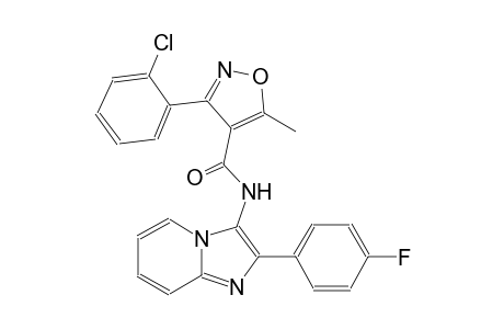3-(2-chlorophenyl)-N-[2-(4-fluorophenyl)imidazo[1,2-a]pyridin-3-yl]-5-methyl-4-isoxazolecarboxamide