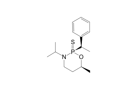 (S)-(2l,6l,1'u)-6-methyl-2-(1'-phenylethyl)-3-(1-methylethyl)-1,3,2-oxazaphosphorinane-2-sulfide