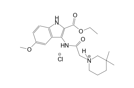 1-(2-{[2-(ethoxycarbonyl)-5-methoxy-1H-indol-3-yl]amino}-2-oxoethyl)-3,3-dimethylpiperidinium chloride