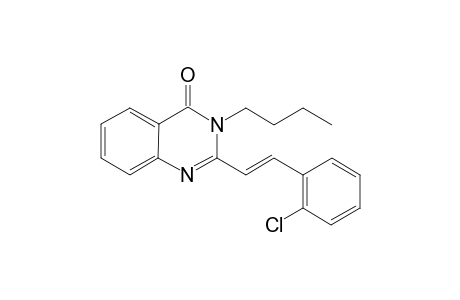 3-n-butyl-2-(2-o-chlorostyrenyl)-4-quinazolone
