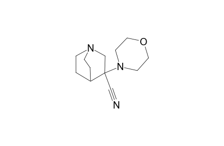 3-(4-morpholinyl)quinuclidine-3-carbonitrile
