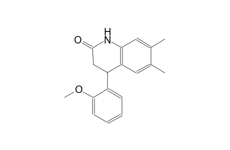 4-(2-Methoxy-phenyl)-6,7-dimethyl-3,4-dihydro-1H-quinolin-2-one