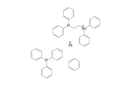 cis-{[2-(Diphenylphosphino)ethyl]diphenylstannyl}phenyl(triphenylphosphane)platinum(II)