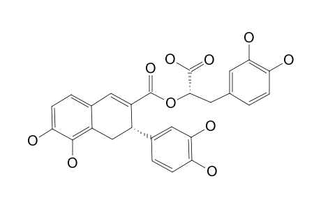 (S)-NORSALVIANOLIC-ACID-L;(S)-3-(3,4-DIHYDROXYPHENYL)-2-[3-(3,4-DIHYDROXYPHENYL)-5,6-DIHYDROXY-3,4-DIHYDRONAPHTHALENE-2-CARBONYLOXY]-PROPANOIC-ACID