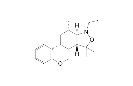 rac-(3aR,5R,7S,7aR)-1-ethyl-5-(2-methoxyphenyl)-3,3,7-trimethyloctahydrobenzo[c]isooxazole