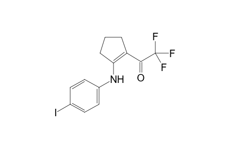 2-Trifluoroacetyl-1-(4-iodophenylamino)-cyclopentene
