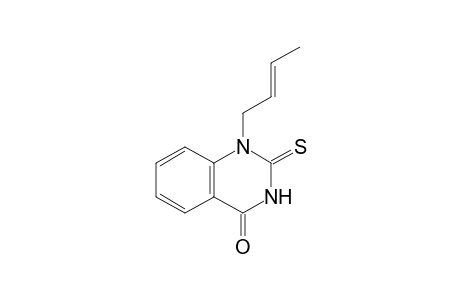 1-[(E)-but-2-enyl]-2-sulfanylidene-4-quinazolinone