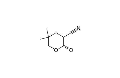 5,5-DIMETHYL-2-OXOTETRAHYDRO-2H-PYRAN-3-CARBONITRILE