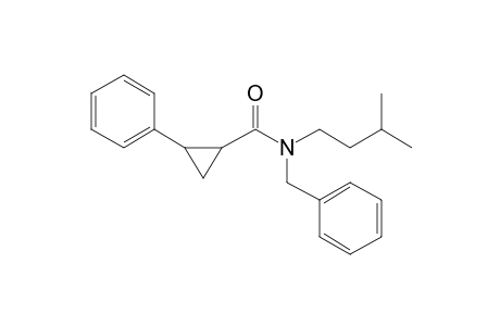 1-Cyclopropanecarboxamide, 2-phenyl-N-benzyl-N-(3-methylbutyl)-