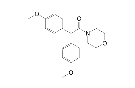 Bis[.alpha.-(4-methoxyphenyl)]acetylmorpholinamide