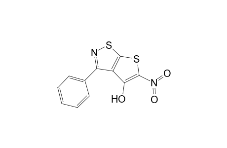 Thieno[3,2-d]isothiazol-4-ol, 5-nitro-3-phenyl-