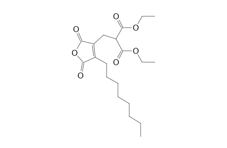 2-(.beta.-gem-Dicarbethoxy)ethyl-3-octylmaleic anhydride