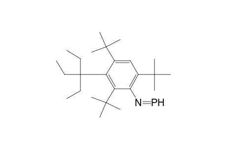 (1,1-Diethylpropyl)[ (2,4,6-tri-t-butylphenyl)imino] phosphane