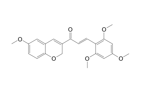 (E)-1-(6-METHOXY-2H-CHROMEN-3-YL)-3-(2,4,6-TRIMETHOXYPHENYL)-PROP-2-EN-1-ONE