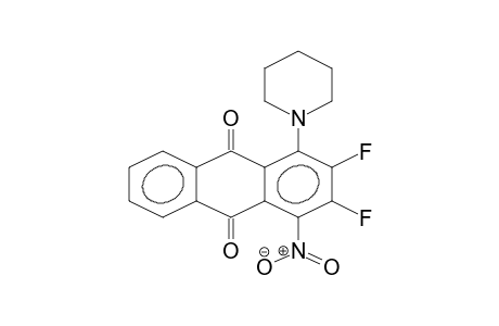 1-NITRO-4-PIPERIDINO-2,3-DIFLUOROANTHRAQUINONE