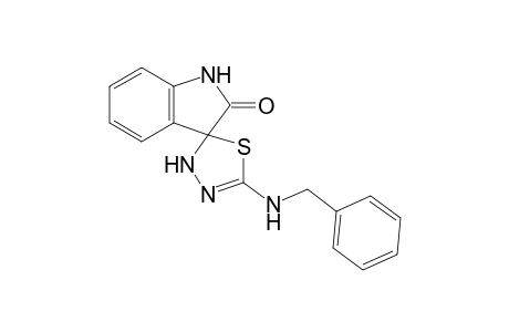 5'-(Benzylamino)-3'H-spiro(indoline-3,2'-[1,3,4]-thiadiazole)-2-one