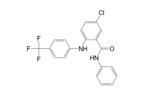 5-Chloro-N-phenyl-2-[4-(trifluoromethyl)anilino]benzamide
