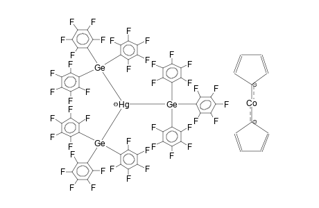 DICYCLOPENTADIENYLCOBALT TRIS[TRIS(PENTAFLUOROPHENYL)GERMYL]MERCURATE