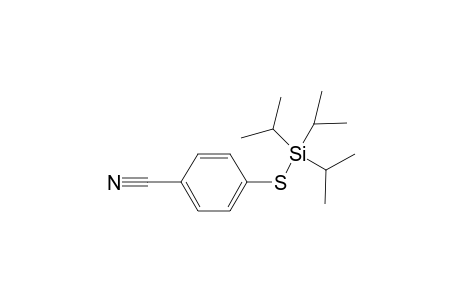4-Triisopropylsilanylsulfanyl-benzonitrile