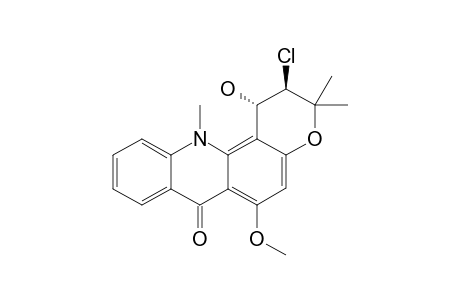 TRANS-1-HYDROXY-2-CHLORO-1,2-DIHYDROACRONYCINE