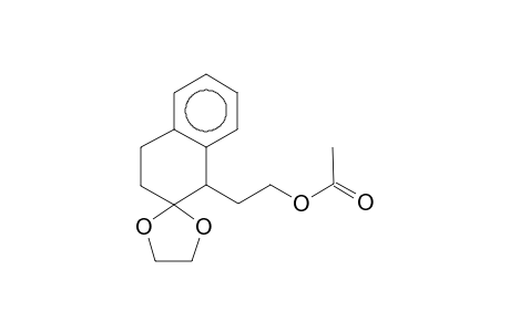 2-spiro[1,3-dioxolane-2,2'-3,4-dihydro-1H-naphthalene]-1'-ylethyl acetate