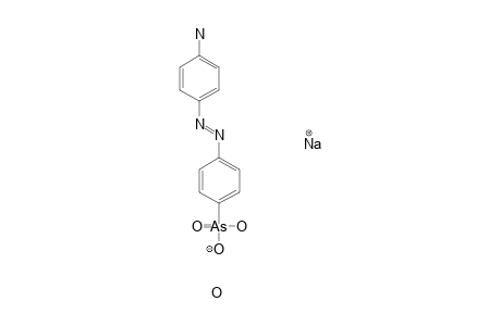 4-(4-Aminophenylazo)phenylarsonic acid monosodium salt hydrate