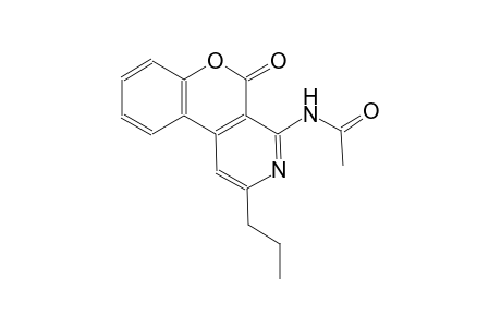 N-(5-Oxo-2-propyl-5H-chromeno[3,4-c]pyridin-4-yl)-acetamide
