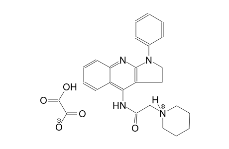 1-(2-oxo-2-((1-phenyl-2,3-dihydro-1H-pyrrolo[2,3-b]quinolin-4-yl)amino)ethyl)piperidin-1-ium carboxyformate