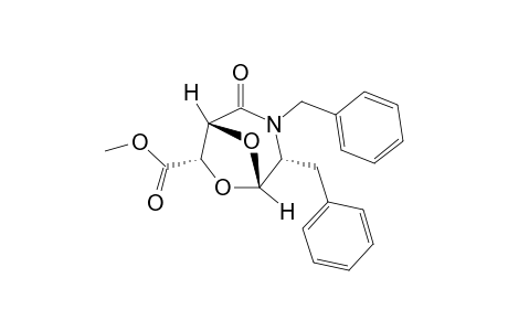 (1R,4R,5S,7S)-2-oxo-3,4-bis(phenylmethyl)-6,8-dioxa-3-azabicyclo[3.2.1]octane-7-carboxylic acid methyl ester