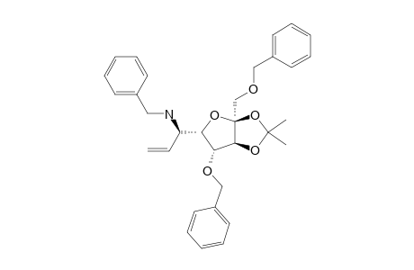 (6R)-1,4-DI-O-BENZYL-6-BENZYLAMINO-6-DEOXY-6-C-ETHENYL-2,3-O-ISOPROPYLIDENE-ALPHA-L-SORBOFURANOSIDE