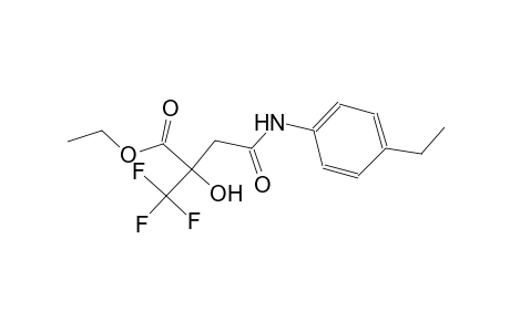 ethyl 4-(4-ethylanilino)-2-hydroxy-4-oxo-2-(trifluoromethyl)butanoate