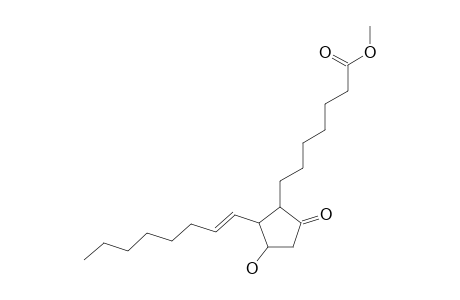 (+/-)-TRANS-2-(6'-CARBOMETHYLHEXYL)-3-(E-1''-OCTENYL)-4-HYDROXY-CYCLOPENTANONE