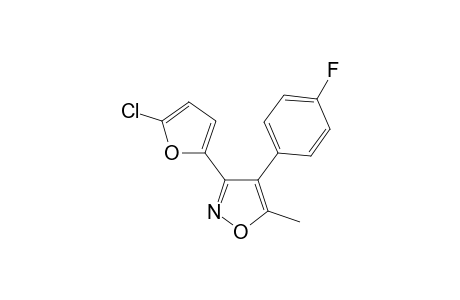 3-(5-Chlorofuran-2-yl)-4-(4-fluorophenyl)-5-methylisoxazole