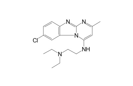 7-Chloro-4-[[2-[diethylamino]ethyl]amino]-2-methylpyrimido[1,2-a]benzimidazole